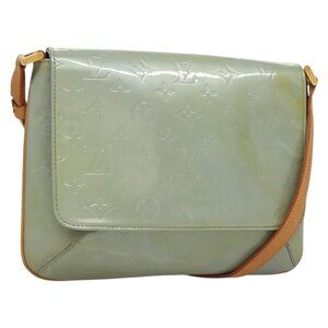 Authentic LOUIS VUITTON Monogram Vernis Thompson Street Bag Lavande M91009 LV